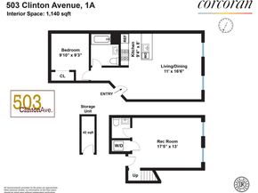 503 Clinton Avenue 1A, Brooklyn NY 11238