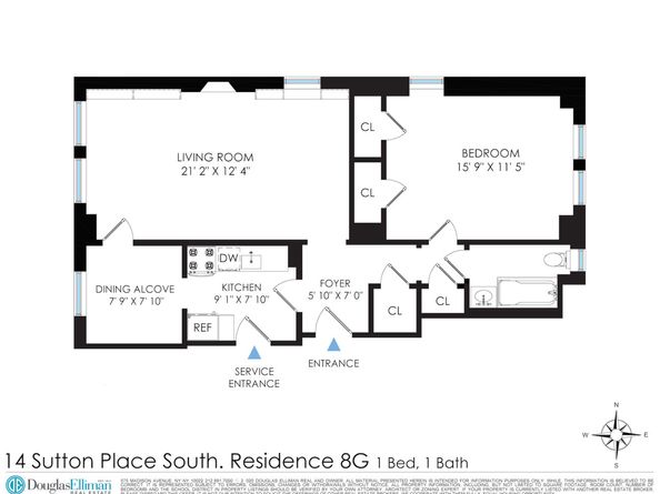 14 Sutton Place S 8G, New York NY 10022