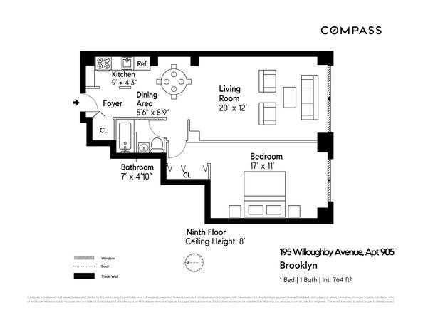 195 Willoughby Avenue 905, Brooklyn NY 11205