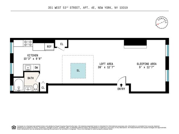 351 West 53rd Street 4E, New York NY 10019