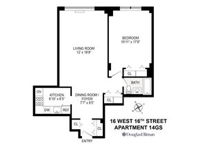 16 West 16th Street 14GS, New York NY 10011