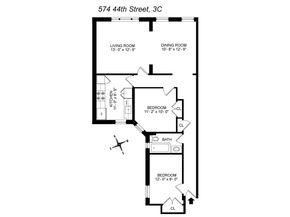 574 44th Street 3C, Brooklyn NY 11220