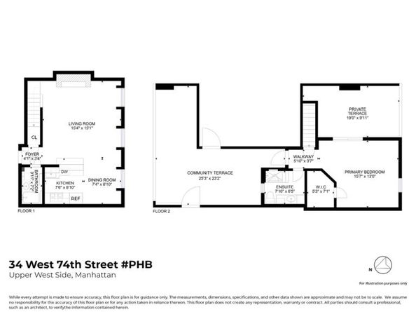 34 West 74th Street PHB, New York NY 10023