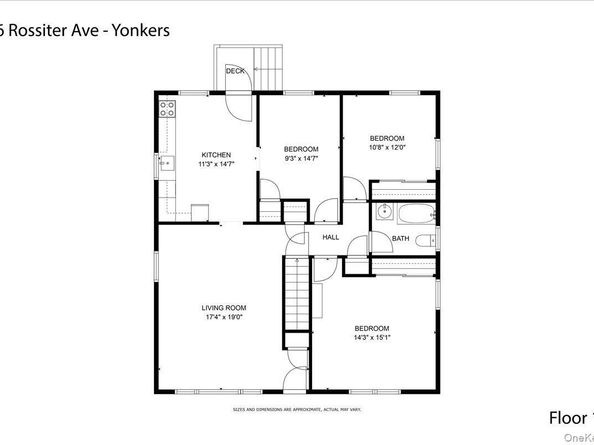 96 Rossiter Avenue, Yonkers NY 10701