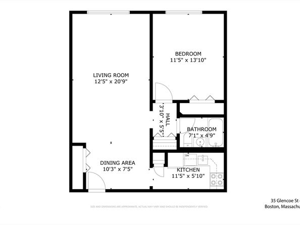 35 Glencoe Street 43, Boston MA 02134