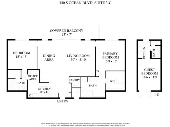 340 S Ocean Boulevard 3c, Palm Beach FL 33480