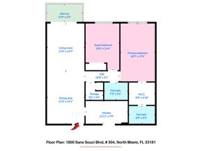 1800 Sans Souci Blvd 304, North Miami FL 33181