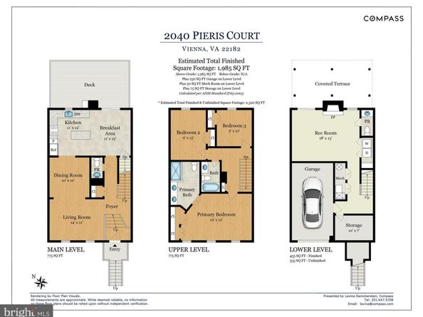 2040 Pieris Court, Vienna VA 22182