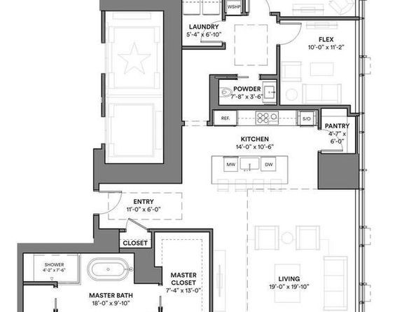1911 Walnut Street UNIT 2701, Philadelphia PA 19103