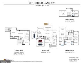 917 Timber Lane SW, Vienna VA 22180