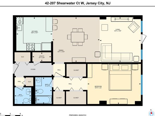 207 Shearwater Ct West 42, Jersey City NJ 07305