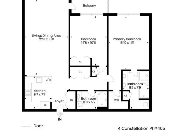 4 Constellation Pl 405, Jersey City NJ 07305