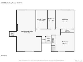 3196 S Olathe Way, Aurora CO 80013