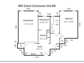 860 Grand Concourse 6M, Bronx NY 10451