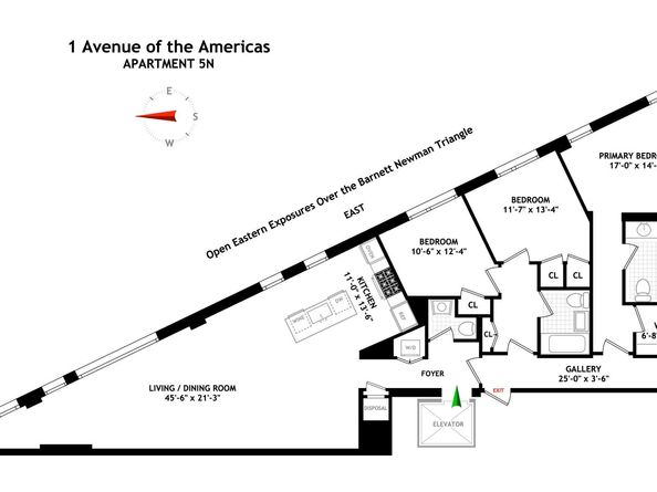 1 6th Avenue 5N, New York NY 10013