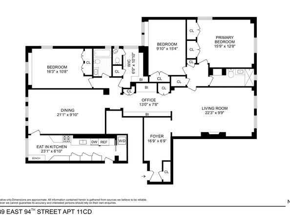 139 East 94th Street 11CD, New York NY 10128