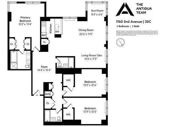 1760 2nd Avenue 30C, New York NY 10128