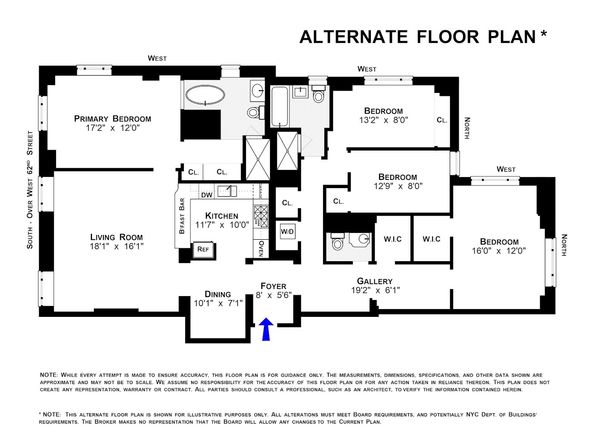 25 Central Park W 11AB, New York NY 10023