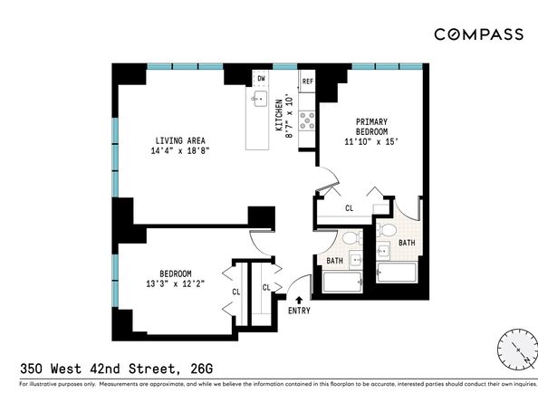 350 West 42nd Street 26G, New York NY 10036