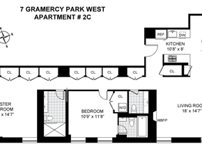 7 Gramercy Park W 2C, New York NY 10003
