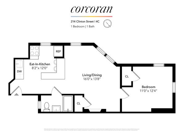 214 Clinton Street 4C, Brooklyn NY 11201
