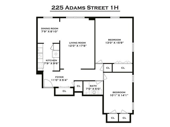225 Adams Street 1H, Brooklyn NY 11201