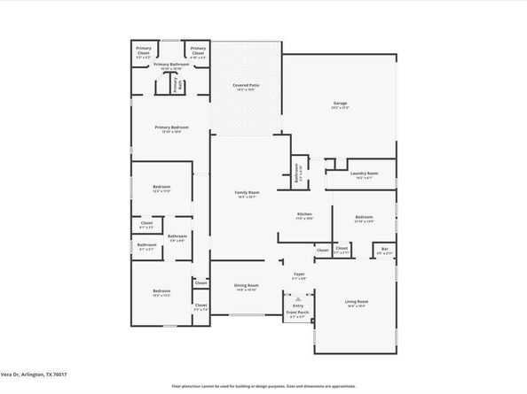 2419  Villa Vera Drive , Arlington Texas 76017