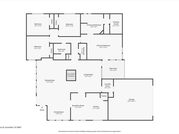 1036  Clinton Street , Carrollton Texas 75007