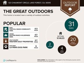 123 Chaumont Circle, Lake Forest (el Toro) CA 92610