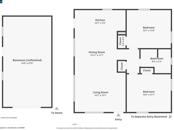 1923 Thompson Ln, El Sobrante CA 94803