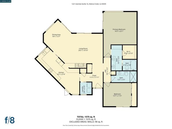 1221 Avenida Sevilla 1B, Walnut Creek CA 94595