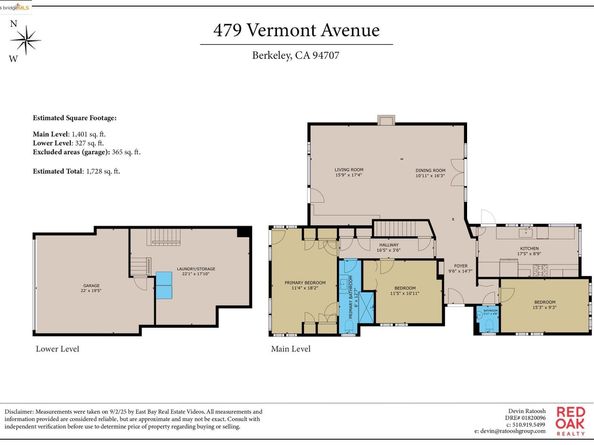 479 Vermont Ave, Berkeley CA 94707