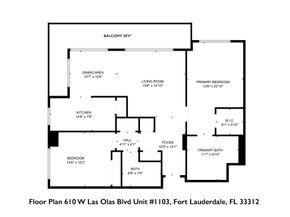 600 W Las Olas Blvd 1103S, Fort Lauderdale FL 33312