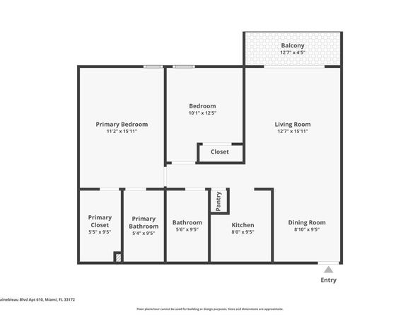 9688 Fontainebleau Blvd 610, Miami FL 33172