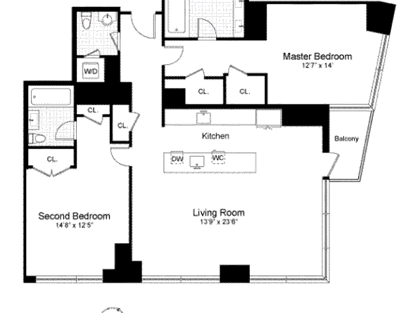 30 West Street 33B, New York NY 10004