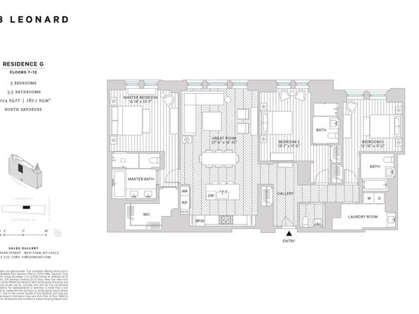 108 Leonard Street 8G, New York NY 10013