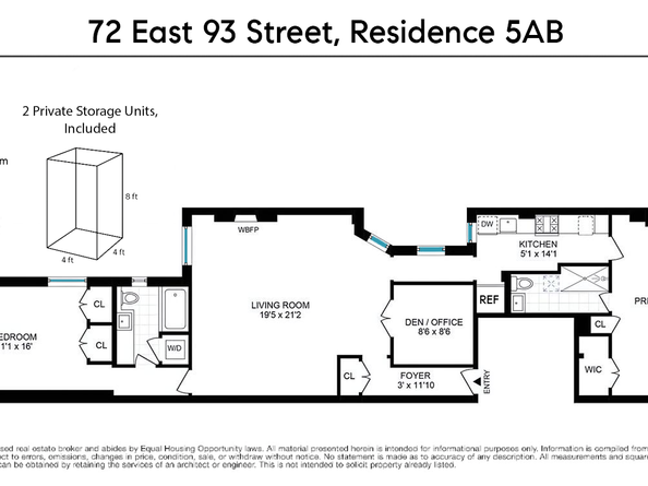 72 East 93rd Street 5AB, New York NY 10128