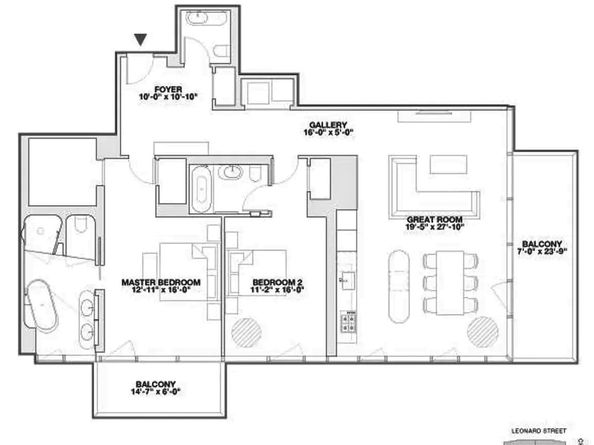 56 Leonard Street 24B East, New York NY 10013