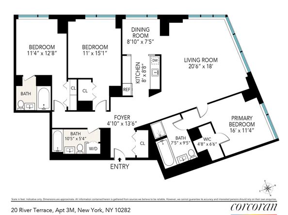 20 River Terrace 3M, New York NY 10282