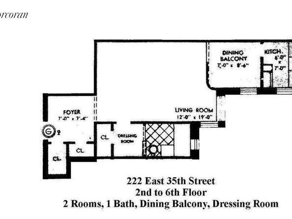 222 East 35th Street 5G, New York NY 10016