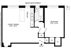 310 West 55th Street 2F, New York NY 10019