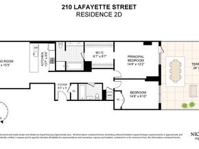210 Lafayette Street 2D, New York NY 10012