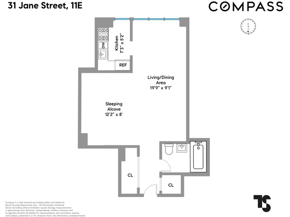 31 Jane Street 11E, New York NY 10014