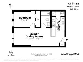 1479 Sterling Place 2B, Brooklyn NY 11213