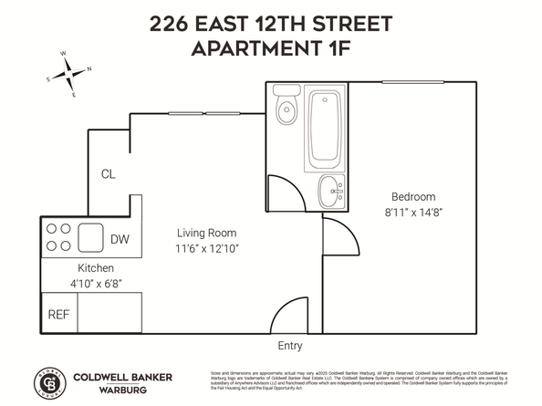 226 East 12th Street 1F, New York NY 10003