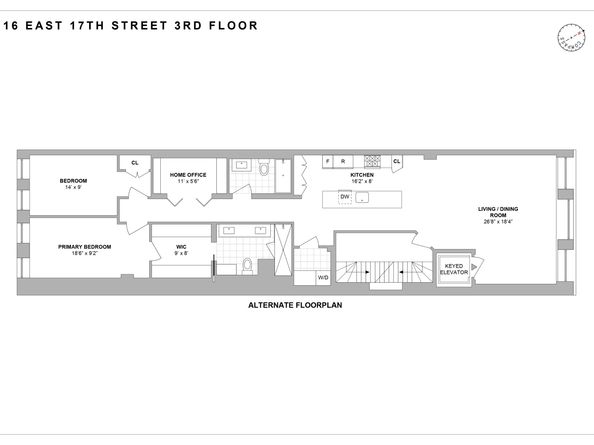 16 East 17th Street 3, New York NY 10003