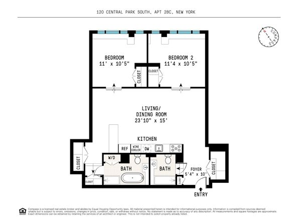 120 Central Park S 2 B C, New York NY 10019