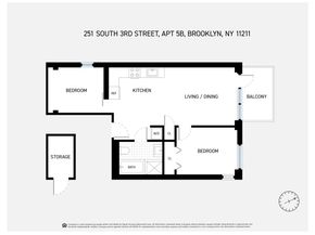 251 South 3rd Street 5B, Brooklyn NY 11211