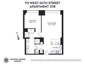 111 West 56th Street 37B, New York NY 10019