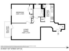 70 West 139th Street 3G, New York NY 10037